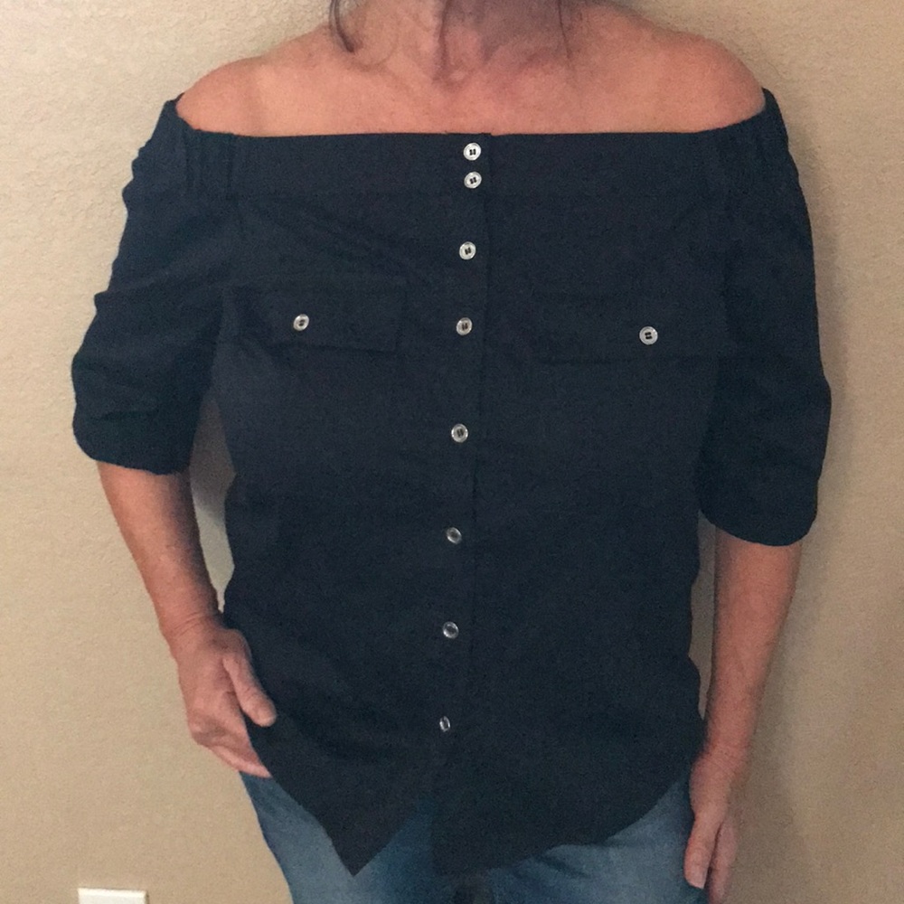Perfect little black blouse